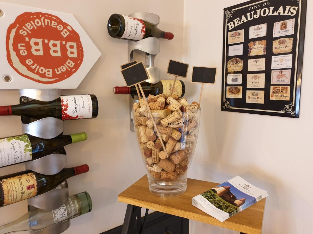 Le Relais Des Dix Crus - Logis Hotel B&B Corcelles-en-Beaujolais Zewnętrze zdjęcie