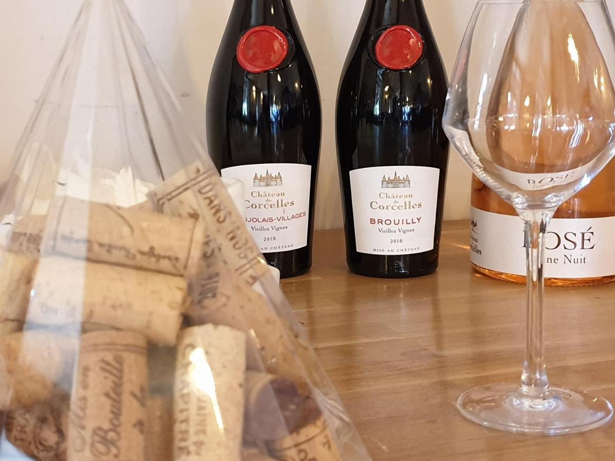 Le Relais Des Dix Crus - Logis Hotel B&B Corcelles-en-Beaujolais Zewnętrze zdjęcie