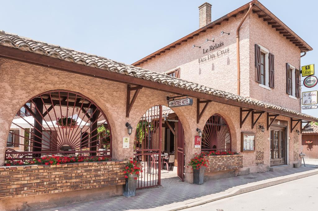 Le Relais Des Dix Crus - Logis Hotel B&B Corcelles-en-Beaujolais Zewnętrze zdjęcie