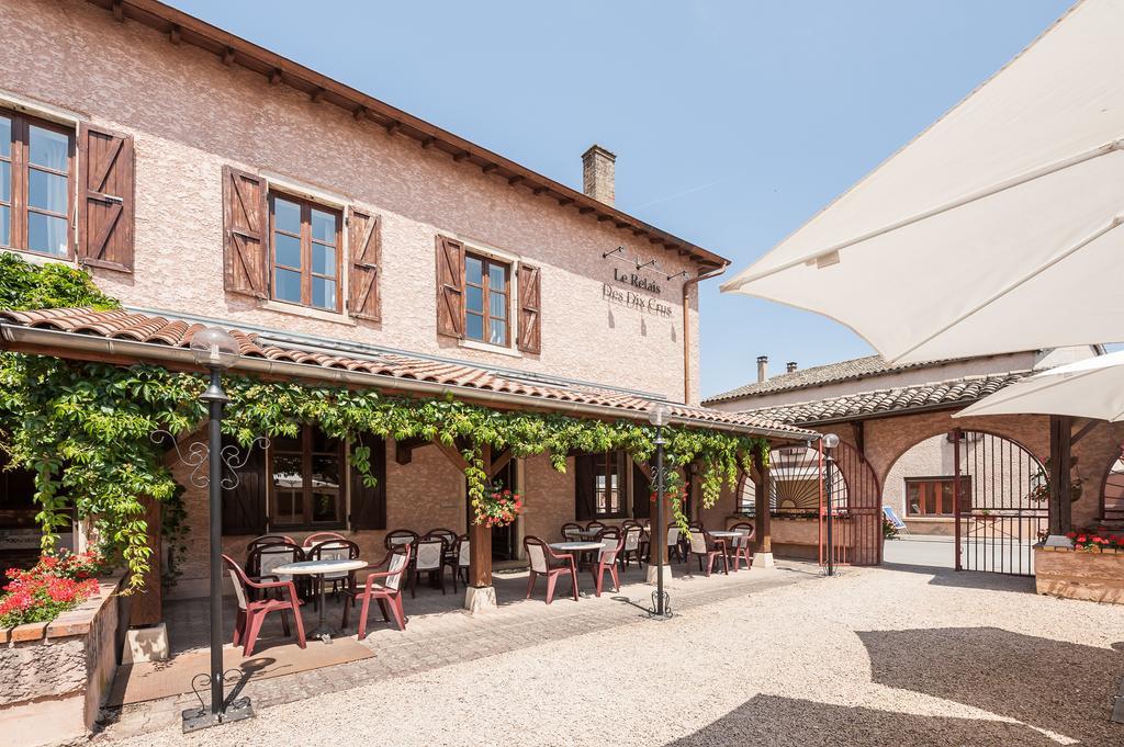 Le Relais Des Dix Crus - Logis Hotel B&B Corcelles-en-Beaujolais Zewnętrze zdjęcie